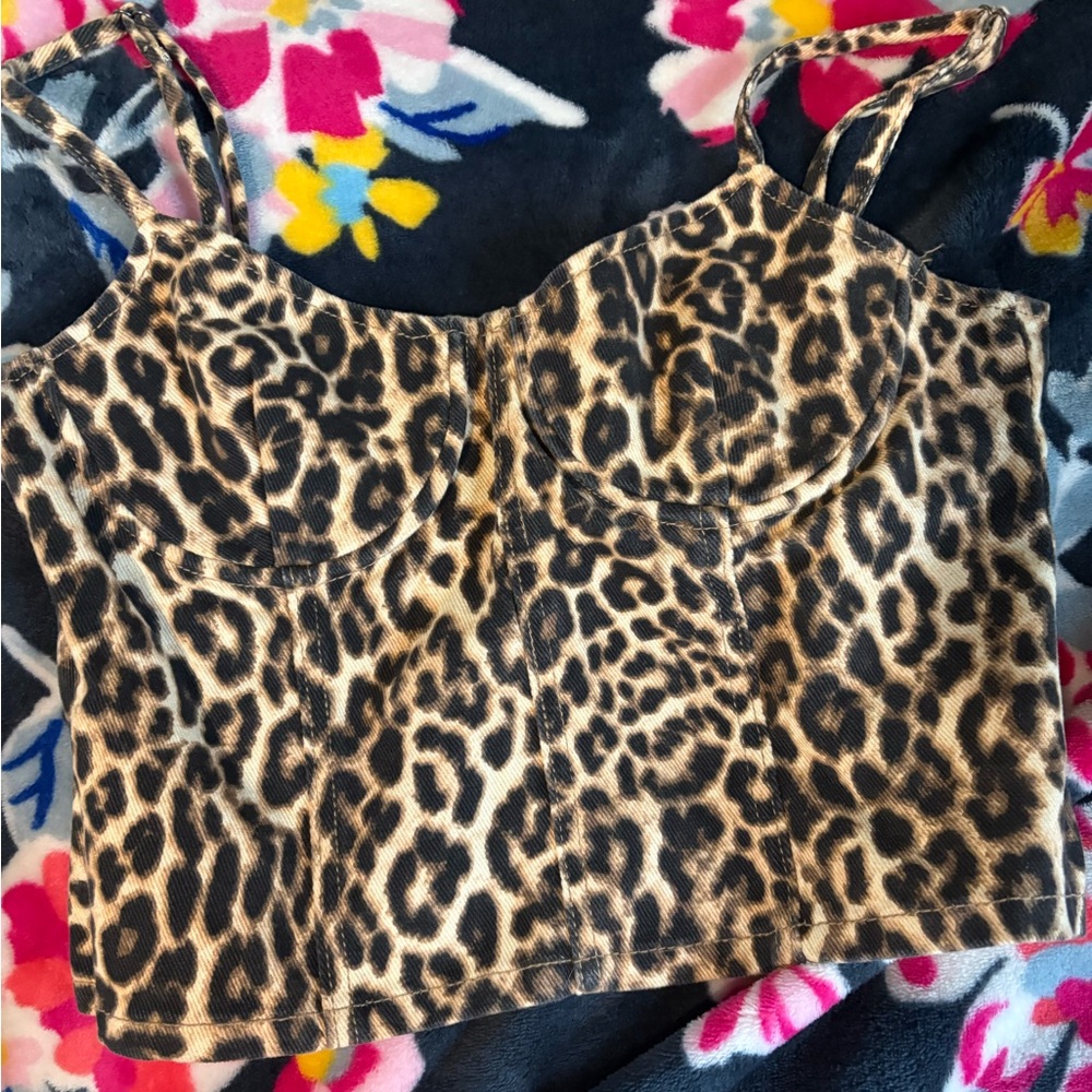 Forever 21 Leopard Print Camisole Top